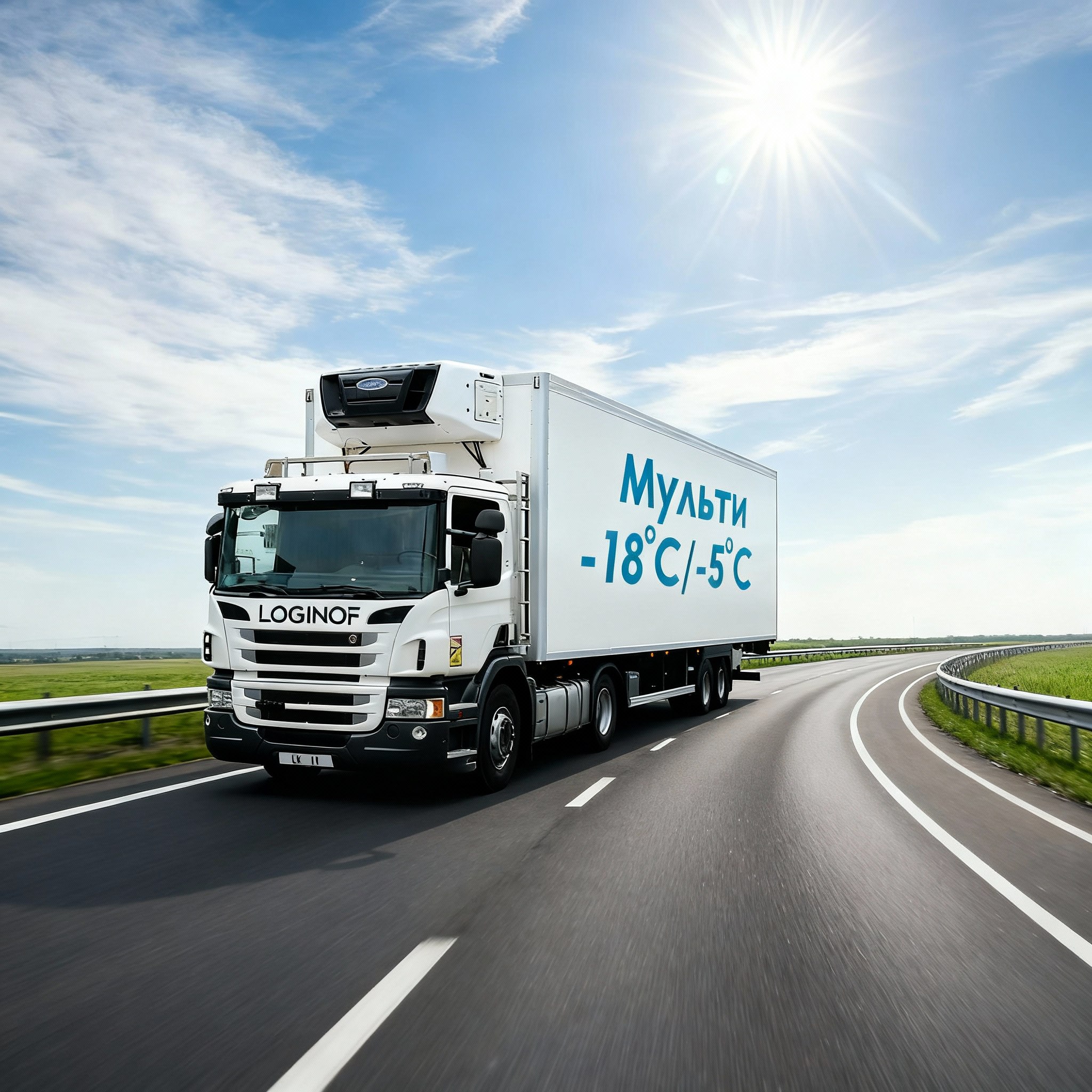 Рефрижератор LOGINOF на трассе